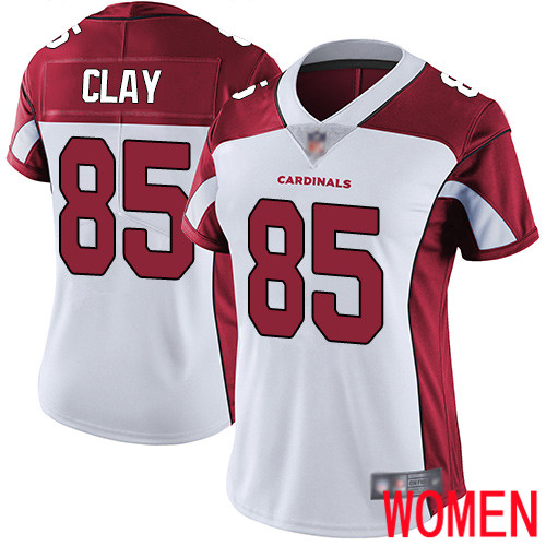Arizona Cardinals Limited White Women Charles Clay Road Jersey NFL Football 85 Vapor Untouchable